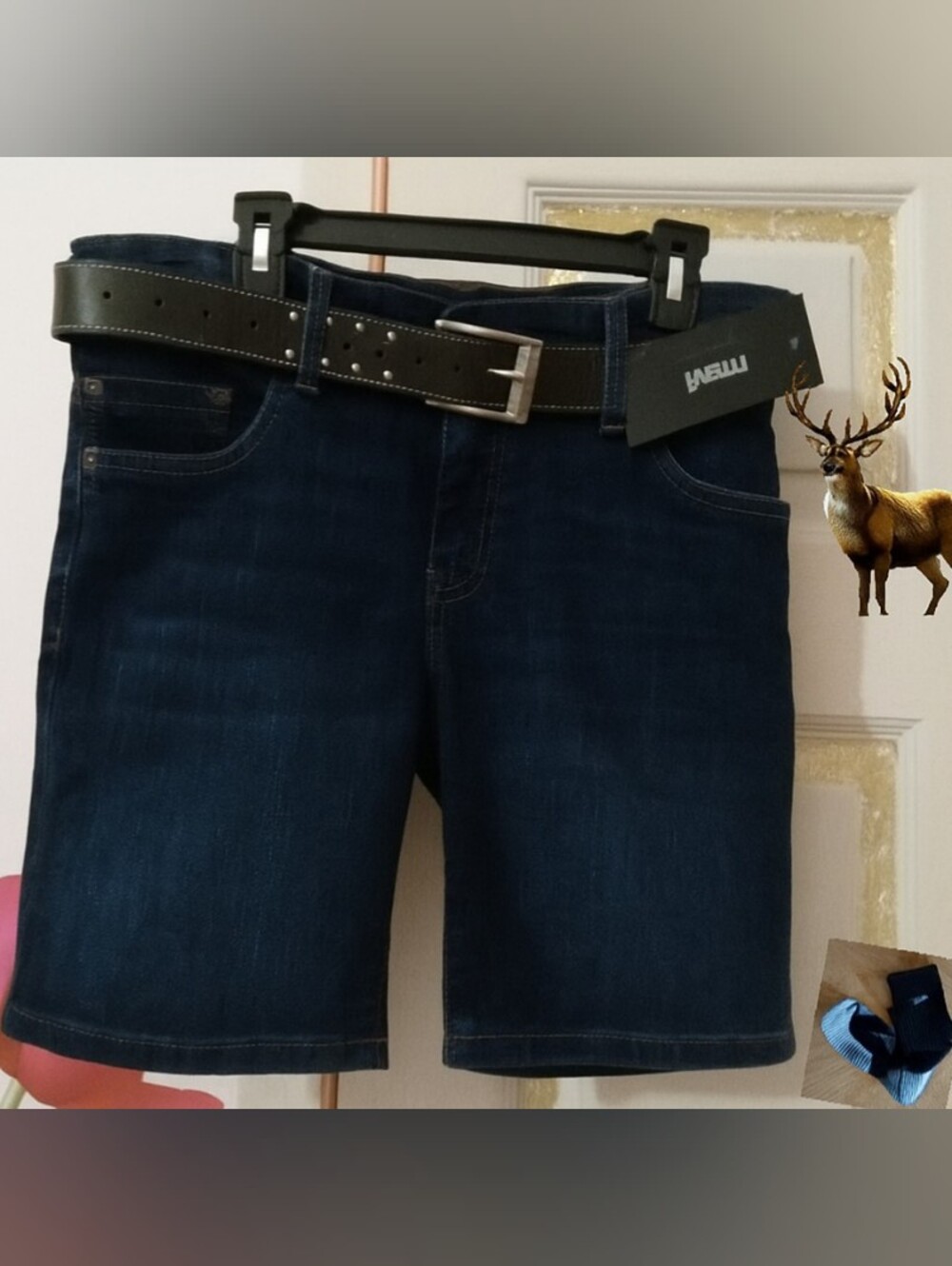 MAVI Jeans🎁Men's Brian Deep Brushed Jeans Shorts with 5 Pockets Sz: 36